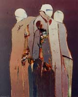 Figures IV (1995, ulje na platnu, 100 x 80 cm)